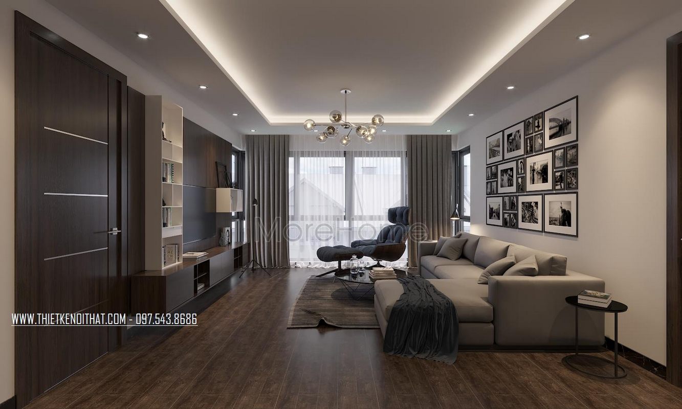 Thiết kế nội thất phòng ăn biệt thự Ecopark Văn Giang 